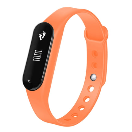 CHIGU C6 0.69 inch OLED Display Bluetooth Smart Bracelet, Support Heart Rate Monitor / Pedometer / Calls Remind / Sleep Monitor / Sedentary Reminder / Alarm / Anti-lost, Compatible with Android and iOS Phones (Orange)-garmade.com