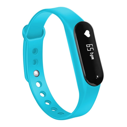 CHIGU C6 0.69 inch OLED Display Bluetooth Smart Bracelet, Support Heart Rate Monitor / Pedometer / Calls Remind / Sleep Monitor / Sedentary Reminder / Alarm / Anti-lost, Compatible with Android and iOS Phones (Blue)-garmade.com