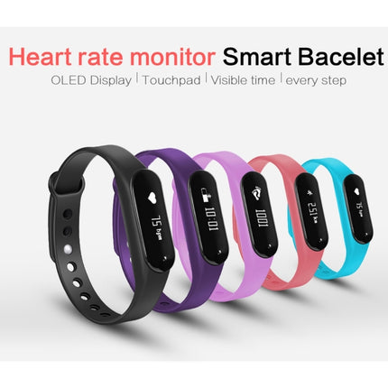 CHIGU C6 0.69 inch OLED Display Bluetooth Smart Bracelet, Support Heart Rate Monitor / Pedometer / Calls Remind / Sleep Monitor / Sedentary Reminder / Alarm / Anti-lost, Compatible with Android and iOS Phones (Black)-garmade.com
