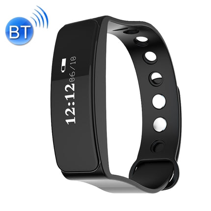 TLW05 0.86 inch OLED Display Bluetooth Smart Bracelet, IP66 Waterproof Support Pedometer / Calls Remind / Sleep Monitor / Sedentary Reminder / Alarm / Remote Capture, Compatible with Android and iOS Phones (Black)-garmade.com