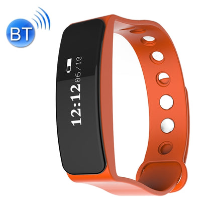 TLW05 0.86 inch OLED Display Bluetooth Smart Bracelet, IP66 Waterproof Support Pedometer / Calls Remind / Sleep Monitor / Sedentary Reminder / Alarm / Remote Capture, Compatible with Android and iOS Phones (Orange)-garmade.com
