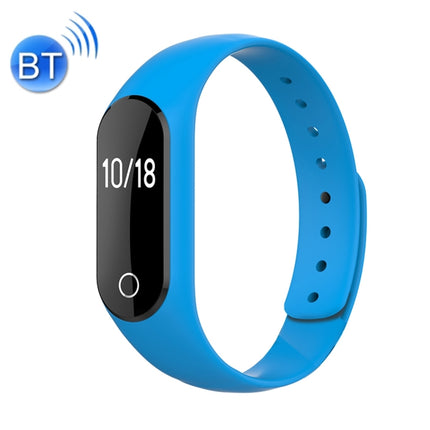 TLW25 0.42 inch OLED Display Bluetooth Smart Bracelet, IP66 Waterproof, Support Heart Rate Monitor / Pedometer / Calls Remind / Sleep Monitor / Sedentary Reminder / Alarm / Remote Capture, Compatible with Android and iOS Phones (Blue)-garmade.com