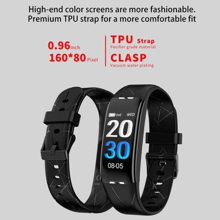 Z21 Plus 0.96 inch TFT LCD Color Screen Smart Bracelet IP68 Waterproof, Support Call Reminder/ Heart Rate Monitoring / Sleep Monitoring/ Multiple Sport Mode (Black)-garmade.com