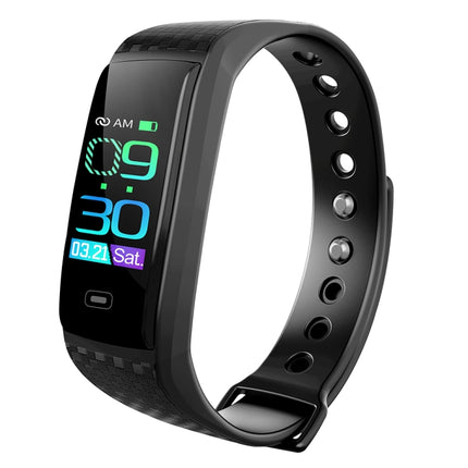 CK17S 0.96 inches IPS Screen Smart Bracelet IP67 Waterproof, Support Call Reminder / Heart Rate Monitoring / Blood Pressure Monitoring / Sleep Monitoring (Black)-garmade.com