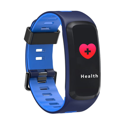 DTNO.1 F4 0.95 inches IPS Color Screen Smart Bracelet IP68 Waterproof, Support Call Reminder /Heart Rate Monitoring /Blood Pressure Monitoring /Sleep Monitoring / Blood Oxygen Monitoring (Blue)-garmade.com