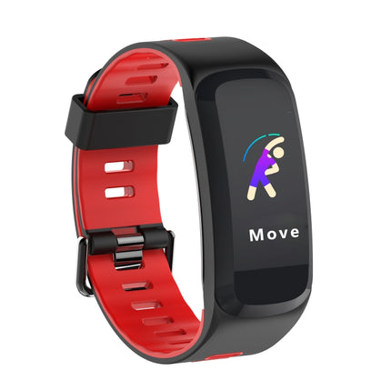 DTNO.1 F4 0.95 inches IPS Color Screen Smart Bracelet IP68 Waterproof, Support Call Reminder /Heart Rate Monitoring /Blood Pressure Monitoring /Sleep Monitoring / Blood Oxygen Monitoring (Red)-garmade.com