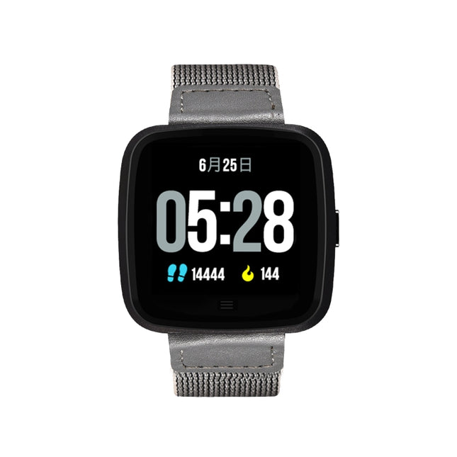 DTNO.1 G12 1.3 inches OLED Color Screen Smart Bracelet IP67 Waterproof, Nylon Watchband, Support Call Reminder /Heart Rate Monitoring /Sedentary Reminder /Multi-sport Mode(Black)-garmade.com