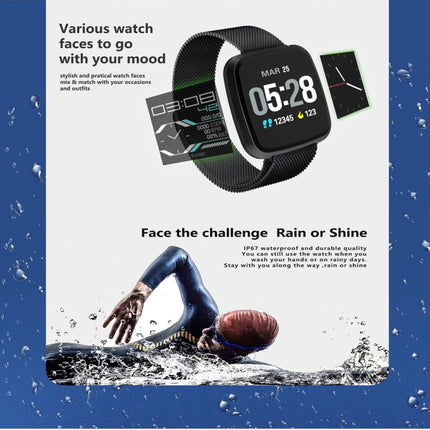 DTNO.1 G12 1.3 inches OLED Color Screen Smart Bracelet IP67 Waterproof, Nylon Watchband, Support Call Reminder /Heart Rate Monitoring /Sedentary Reminder /Multi-sport Mode(Black)-garmade.com