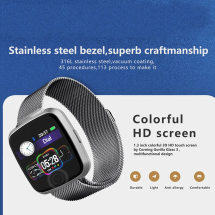 DTNO.1 G12 1.3 inches OLED Color Screen Smart Bracelet IP67 Waterproof, Nylon Watchband, Support Call Reminder /Heart Rate Monitoring /Sedentary Reminder /Multi-sport Mode(Grey)-garmade.com