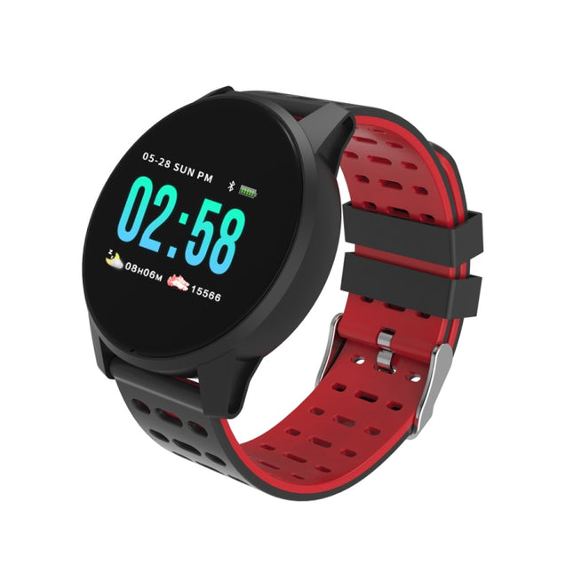 KY108 1.3 inches 240x240 Resolution Smart Bracelet IP67 Waterproof, Support Call Reminder /Heart Rate Monitoring /Sleep Monitoring /Blood Pressure Monitoring /Blood Oxygen Monitoring (Red)-garmade.com