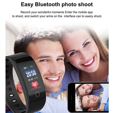 QS80 Plus 0.96 inches TFT Color Screen Smart Bracelet IP67 Waterproof, Support Call Reminder /Heart Rate Monitoring /Sleep Monitoring /Blood Pressure Monitoring /Sedentary Reminder (Blue)-garmade.com