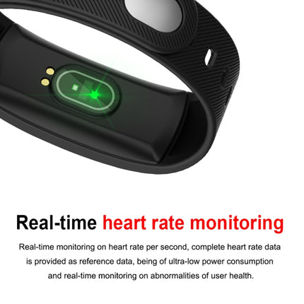 QS80 Plus 0.96 inches TFT Color Screen Smart Bracelet IP67 Waterproof, Support Call Reminder /Heart Rate Monitoring /Sleep Monitoring /Blood Pressure Monitoring /Sedentary Reminder (Blue)-garmade.com