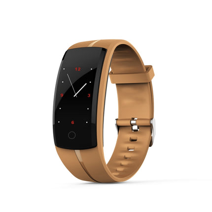 QS100 0.96 inches TFT Color Screen Smart Bracelet IP67 Waterproof, Support Call Reminder /Heart Rate Monitoring /Sleep Monitoring /Sedentary Reminder /Blood Pressure Monitoring (Coffee)-garmade.com