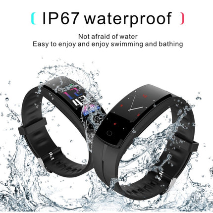 QS100 0.96 inches TFT Color Screen Smart Bracelet IP67 Waterproof, Support Call Reminder /Heart Rate Monitoring /Sleep Monitoring /Sedentary Reminder /Blood Pressure Monitoring (Coffee)-garmade.com