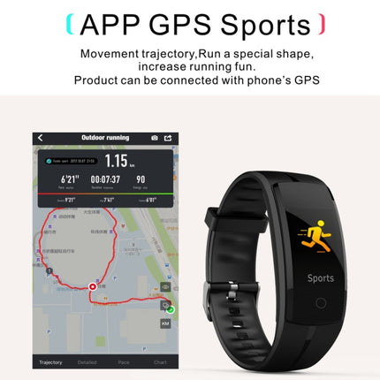 QS100 0.96 inches TFT Color Screen Smart Bracelet IP67 Waterproof, Support Call Reminder /Heart Rate Monitoring /Sleep Monitoring /Sedentary Reminder /Blood Pressure Monitoring (Coffee)-garmade.com