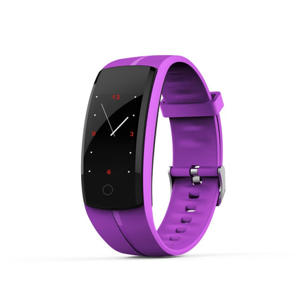 QS100 0.96 inches TFT Color Screen Smart Bracelet IP67 Waterproof, Support Call Reminder /Heart Rate Monitoring /Sleep Monitoring /Sedentary Reminder /Blood Pressure Monitoring (Purple)-garmade.com