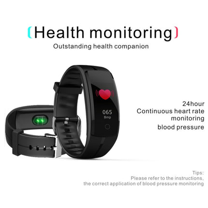 QS100 0.96 inches TFT Color Screen Smart Bracelet IP67 Waterproof, Support Call Reminder /Heart Rate Monitoring /Sleep Monitoring /Sedentary Reminder /Blood Pressure Monitoring (Purple)-garmade.com
