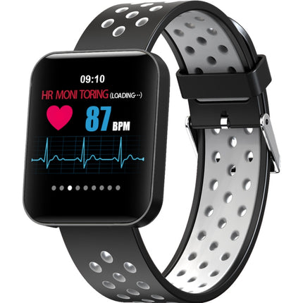 S88 1.54 inches TFT Color Screen Smart Bracelet IP67 Waterproof, Silicone Watchband, Support Call Reminder /Heart Rate Monitoring /Sleep Monitoring /Sedentary Reminder /Blood Pressure Monitoring(Grey)-garmade.com