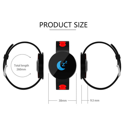 Z8 0.96 inches TFT Color Screen Smart Bracelet IP67 Waterproof, Silicone Watchband, Support Call Reminder /Heart Rate Monitoring /Sleep Monitoring /Sedentary Reminder /Blood Pressure Monitoring(Black Red)-garmade.com