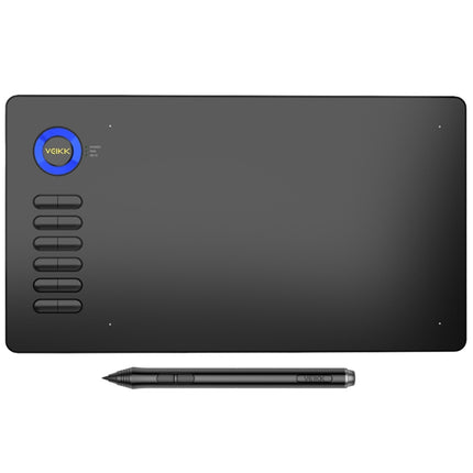 VEIKK A15 10x6 inch 5080 LPI Smart Touch Electronic Graphic Tablet, with Type-C Interface(Blue)-garmade.com