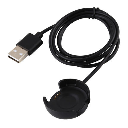 1m Portable Smart Watch Cradle Charger USB Charging Cable for Amazfit A1801(Black)-garmade.com