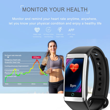 TD19 1.14 inches IPS Screen Smart Bracelet IP67 Waterproof, Support Call Reminder / Heart Rate Monitoring / Blood Pressure Monitoring / Sleep Monitoring / Remote Camera (Black)-garmade.com