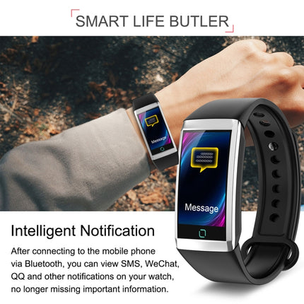 TD19 1.14 inches IPS Screen Smart Bracelet IP67 Waterproof, Support Call Reminder / Heart Rate Monitoring / Blood Pressure Monitoring / Sleep Monitoring / Remote Camera (Blue)-garmade.com