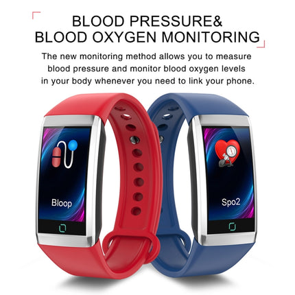 TD19 1.14 inches IPS Screen Smart Bracelet IP67 Waterproof, Support Call Reminder / Heart Rate Monitoring / Blood Pressure Monitoring / Sleep Monitoring / Remote Camera (Blue)-garmade.com