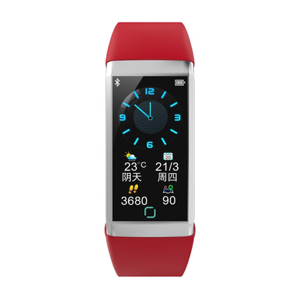 TD19 1.14 inches IPS Screen Smart Bracelet IP67 Waterproof, Support Call Reminder / Heart Rate Monitoring / Blood Pressure Monitoring / Sleep Monitoring / Remote Camera (Red)-garmade.com