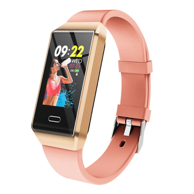 X9 1.14 inches TFT Screen Smart Bracelet IP67 Waterproof, Support Step Counting / Call Reminder / Heart Rate Monitoring / Blood Pressure Monitoring / Sleep Monitoring(Pink)-garmade.com