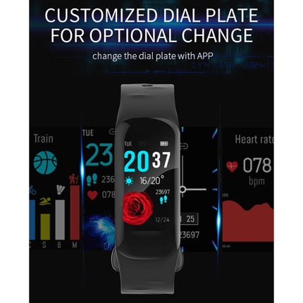 H29 1.14 inches IPS Color Screen Smart Bracelet IP67 Waterproof, Support Step Counting / Call Reminder / Heart Rate Monitoring / Sleep Monitoring (Blue)-garmade.com