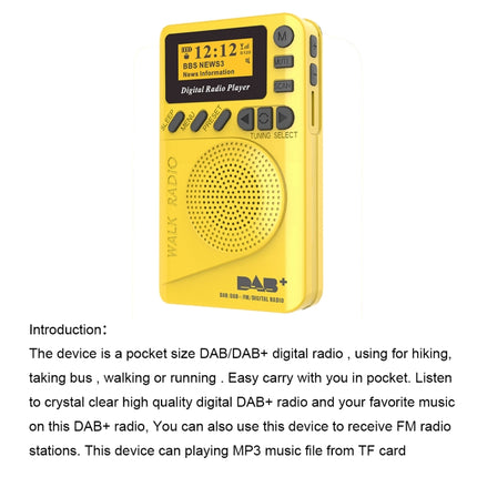 DAB-P9 Pocket Mini DAB Digital Radio with MP3 Player-garmade.com