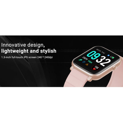 SMA-F1 1.3 inch TFT Full Touch Screen IP68 Waterproof Smart Sports Watch, Support Dynamic Heart Rate & Blood Pressure & Sleep Detection / Bluetooth / Alarm Clock / Photo Control(Black)-garmade.com