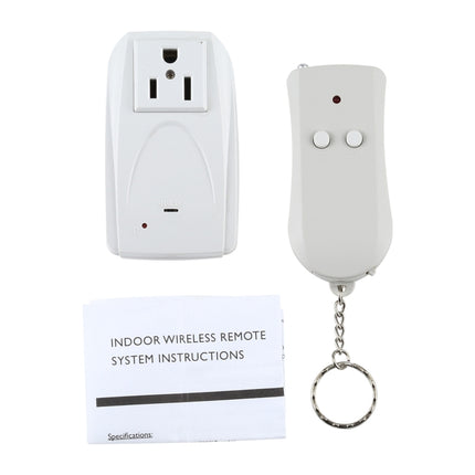 110V Indoor Wireless Smart Remote Control Switch with Single Keychain Transmitter, US Plug-garmade.com
