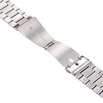 For Fitbit Blaze Smart Watch Butterfly Buckle 3 Beads Stainless Steel Watchband(Silver)-garmade.com