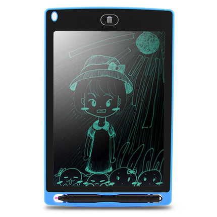 CHUYI Portable 8.5 inch LCD Writing Tablet Drawing Graffiti Electronic Handwriting Pad Message Graphics Board Draft Paper with Writing Pen, CE / FCC / RoHS Certificated(Blue)-garmade.com