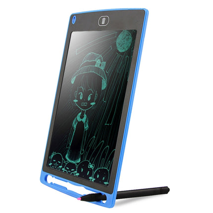 CHUYI Portable 8.5 inch LCD Writing Tablet Drawing Graffiti Electronic Handwriting Pad Message Graphics Board Draft Paper with Writing Pen, CE / FCC / RoHS Certificated(Blue)-garmade.com
