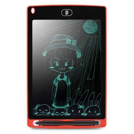 CHUYI Portable 8.5 inch LCD Writing Tablet Drawing Graffiti Electronic Handwriting Pad Message Graphics Board Draft Paper with Writing Pen, CE / FCC / RoHS Certificated(Red)-garmade.com
