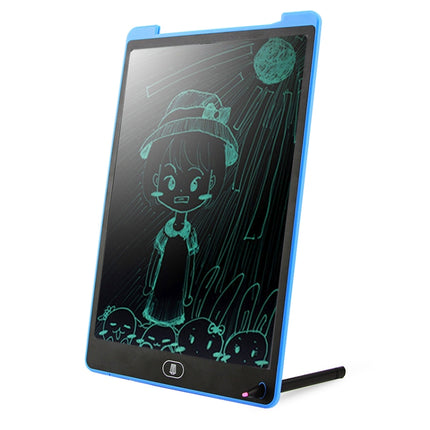 CHUYI Portable 12 inch LCD Writing Tablet Drawing Graffiti Electronic Handwriting Pad Message Graphics Board Draft Paper with Writing Pen, CE / FCC / RoHS Certificated(Blue)-garmade.com