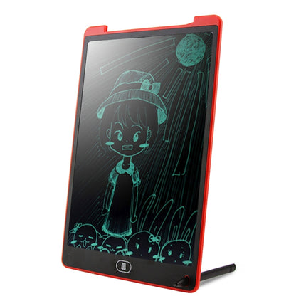 CHUYI Portable 12 inch LCD Writing Tablet Drawing Graffiti Electronic Handwriting Pad Message Graphics Board Draft Paper with Writing Pen, CE / FCC / RoHS Certificated(Red)-garmade.com