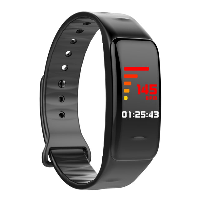 CHIGU C1Plus Fitness Tracker 0.96 inch IPS Screen Smartband Bracelet, IP67 Waterproof, Support Sports Mode / Blood Pressure / Sleep Monitor / Heart Rate Monitor / Fatigue Monitor / Sedentary Reminder (Black)-garmade.com