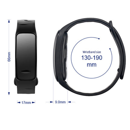 CHIGU C1Plus Fitness Tracker 0.96 inch IPS Screen Smartband Bracelet, IP67 Waterproof, Support Sports Mode / Blood Pressure / Sleep Monitor / Heart Rate Monitor / Fatigue Monitor / Sedentary Reminder (Black)-garmade.com