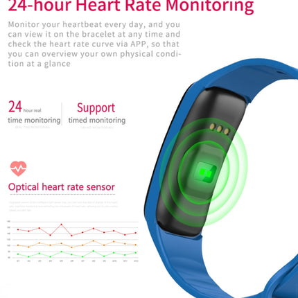 CHIGU C1Plus Fitness Tracker 0.96 inch IPS Screen Smartband Bracelet, IP67 Waterproof, Support Sports Mode / Blood Pressure / Sleep Monitor / Heart Rate Monitor / Fatigue Monitor / Sedentary Reminder (Green)-garmade.com