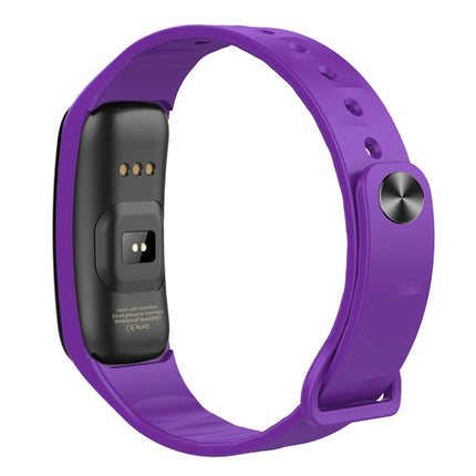 CHIGU C1Plus Fitness Tracker 0.96 inch IPS Screen Smartband Bracelet, IP67 Waterproof, Support Sports Mode / Blood Pressure / Sleep Monitor / Heart Rate Monitor / Fatigue Monitor / Sedentary Reminder (Purple)-garmade.com