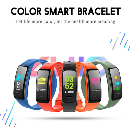 CHIGU C1Plus Fitness Tracker 0.96 inch IPS Screen Smartband Bracelet, IP67 Waterproof, Support Sports Mode / Blood Pressure / Sleep Monitor / Heart Rate Monitor / Fatigue Monitor / Sedentary Reminder (Red)-garmade.com