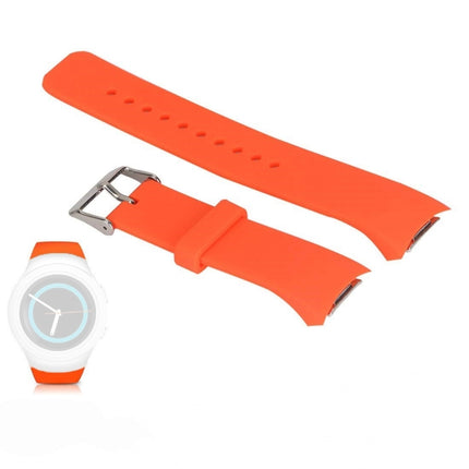 Solid Color Wrist Strap Watch Band for Galaxy Gear S2 R720(Coral Red)-garmade.com