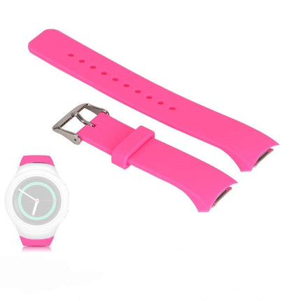 Solid Color Wrist Strap Watch Band for Galaxy Gear S2 R720(Pink)-garmade.com