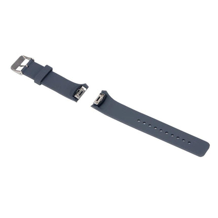 Solid Color Wrist Strap Watch Band for Galaxy Gear S2 R720(Grey)-garmade.com