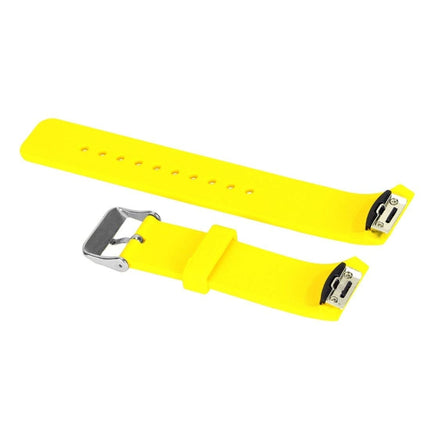 Solid Color Wrist Strap Watch Band for Galaxy Gear S2 R720(Yellow)-garmade.com