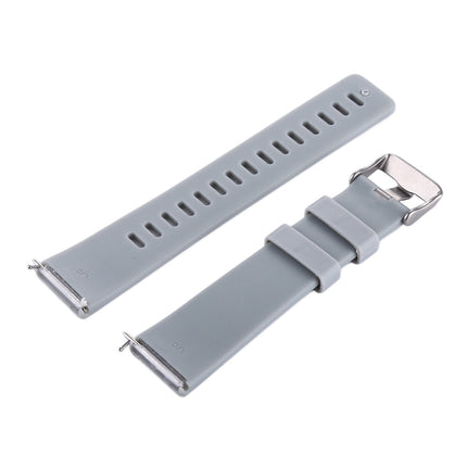 For Fitbit Versa / Versa 2 Simple Fashion Silicone Watch Strap(Grey)-garmade.com